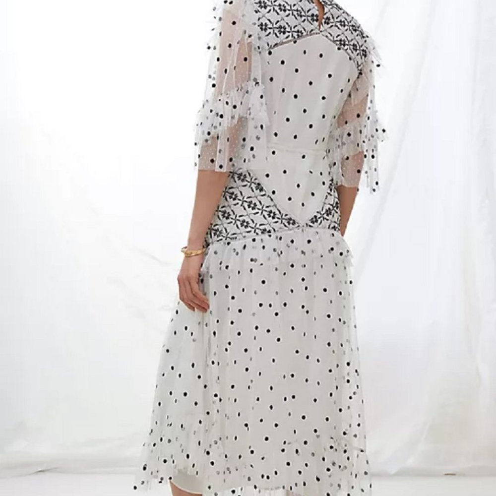 Anthropologie Maxi Tulle Dress SZ 14 Formal - Picture 5 of 5